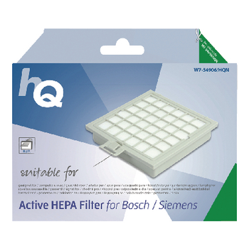 W7-54906-HQN Vervanging actieve hepa filter bosch/siemens - 483774 Verpakking foto